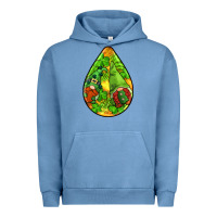 Pigment Pebble Blue st.patrick's teardrop earrings Urban Hoodie - FaDigitalArtStudio