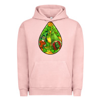 Pigment Salmon st.patrick's teardrop earrings Urban Hoodie - FaDigitalArtStudio