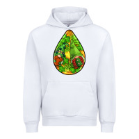 White st.patrick's teardrop earrings Urban Hoodie - FaDigitalArtStudio