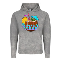 Cloud Rock summer vibes coconut drink Vintage Hoodie - Jasminsmagicworld