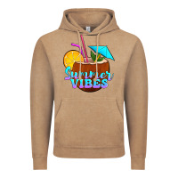 Vintage Coffee summer vibes coconut drink Vintage Hoodie - Jasminsmagicworld