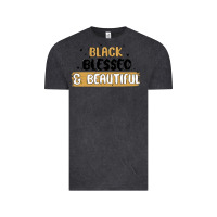 Vintage Black black blessed & beautiful Vintage Tee - MaliasSmallBusiness