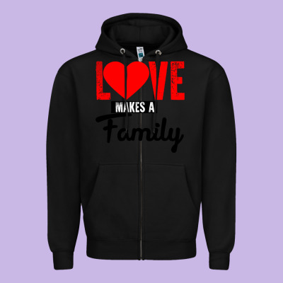 Family Love Zipper Hoodie Designed By Bettercallsaul