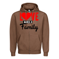 Chestnut family love Zipper Hoodie - Bettercallsaul