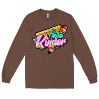 Chestnut hello kinder Long Sleeve Tee - JahusDesignShop