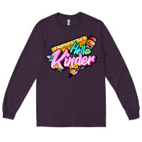Plum hello kinder Long Sleeve Tee - JahusDesignShop