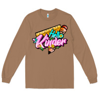 Toasted Coconut hello kinder Long Sleeve Tee - JahusDesignShop