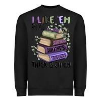 Black i like them real thick and juicy books Heavyweight Sweatshirt - MaliasSmallBusiness