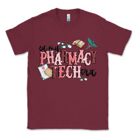 Burgundy in my pharmacy tech era Classic Tee - MaliasSmallBusiness