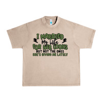 French Oak i married my wife for her looks Urban Heavy Tee - MaliasSmallBusiness