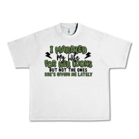Lunar Rock i married my wife for her looks Urban Heavy Tee - MaliasSmallBusiness