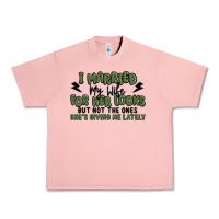 Salmon i married my wife for her looks Urban Heavy Tee - MaliasSmallBusiness