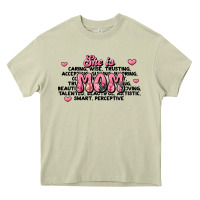 Mossy she is mom compliment words Heavy Core Tee - JahusDesignShop