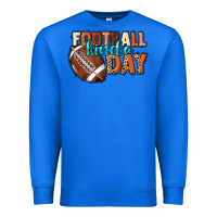 True Royal Football kinda day Premium Sweatshirt - HowdyJamesFarm