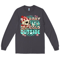 Smoke baby its cold outside skeleton Long Sleeve Tee - MaliasSmallBusiness
