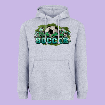 Wild About Soccer Heavyweight Hoodie Designed By Howdyjamesfarm