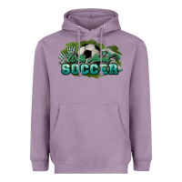 Lavender Wild about Soccer Heavyweight Hoodie - HowdyJamesFarm