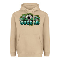 Mushroom Wild about Soccer Heavyweight Hoodie - HowdyJamesFarm