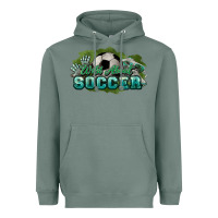 Sage Wild about Soccer Heavyweight Hoodie - HowdyJamesFarm