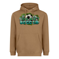 Toasted Coconut Wild about Soccer Heavyweight Hoodie - HowdyJamesFarm