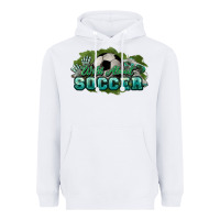 White Wild about Soccer Heavyweight Hoodie - HowdyJamesFarm