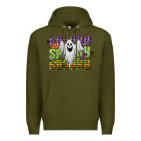 Army Green spooky spooky spooky Premium Hoodie - CowGirlArtShop
