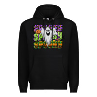 Black spooky spooky spooky Premium Hoodie - CowGirlArtShop