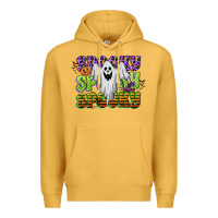 Mustard spooky spooky spooky Premium Hoodie - CowGirlArtShop