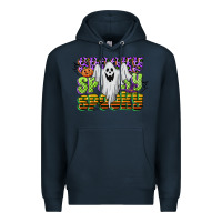 Navy spooky spooky spooky Premium Hoodie - CowGirlArtShop