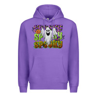 Purple spooky spooky spooky Premium Hoodie - CowGirlArtShop