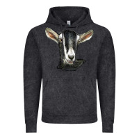 Vintage Black alpine goat head Vintage Hoodie - LillyAllenDesigns