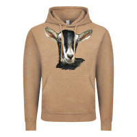 Vintage Coffee alpine goat head Vintage Hoodie - LillyAllenDesigns