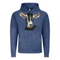 Vintage Denim alpine goat head Vintage Hoodie - LillyAllenDesigns