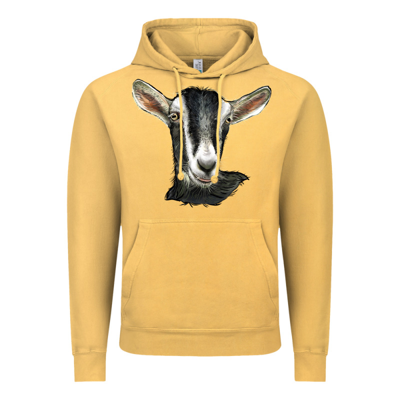Alpine Goat Head Vintage Hoodie by LillyAllenDesigns | Teevron