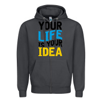 Smoke YOUR LIFE YOUR IDEA V2 Zipper Hoodie - Bettercallsaul