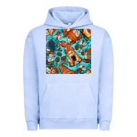 Pigment Grape Ice coffee and barista gnomes with glitter seamless pattern bbs Urban Hoodie - BundleAndBundleShop