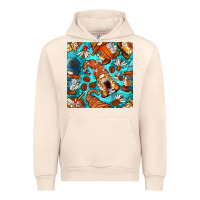 Sandshell coffee and barista gnomes with glitter seamless pattern bbs Urban Hoodie - BundleAndBundleShop