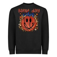 Black game day vibes Heavyweight Sweatshirt - MaliasSmallBusiness