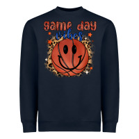 Navy game day vibes Heavyweight Sweatshirt - MaliasSmallBusiness