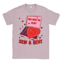 Lilac heart record player Classic Tee - MaliasSmallBusiness