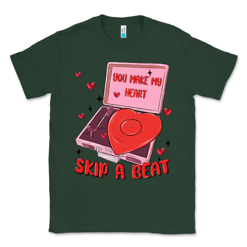 Heart Record Player Classic Tee by MaliasSmallBusiness | Teevron