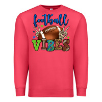 Cardinal Football vibes green and blue Premium Sweatshirt - HowdyJamesFarm