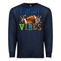 Navy Football vibes green and blue Premium Sweatshirt - HowdyJamesFarm