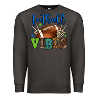 Smoke Football vibes green and blue Premium Sweatshirt - HowdyJamesFarm