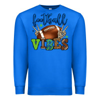 True Royal Football vibes green and blue Premium Sweatshirt - HowdyJamesFarm
