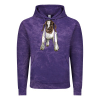 Cloud Purple baby boer goat Vintage Hoodie - LillyAllenDesigns