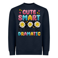 Navy merry christmas gnomies Heavyweight Sweatshirt - MaliasSmallBusiness