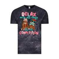 Cloud Black relax we're all crazy it's not competition Vintage Tee - MaliasSmallBusiness