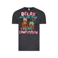Vintage Black relax we're all crazy it's not competition Vintage Tee - MaliasSmallBusiness