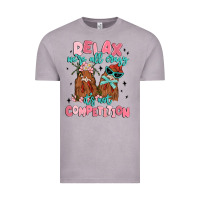 Vintage Zinc relax we're all crazy it's not competition Vintage Tee - MaliasSmallBusiness